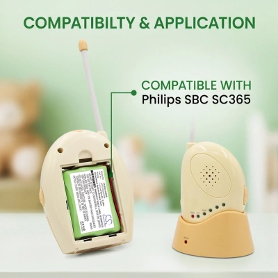 Аккумулятор Philips, CEPTF, SBC-SC368, SBC-SC369, 700 мАч, CS фото 3