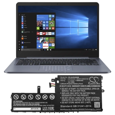 Аккумулятор Asus, E406MA-1C, E406MA-EB199TS, E406MA-BV199TS, 4800 мАч, CS фото 3