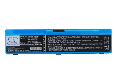 Аккумулятор Samsung, NP-N310, NP-N310-KA03, NP-N310-KA04, 6600 мАч, 212,05 × 50,50 × 21,85 мм, CS фото 1