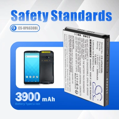 Аккумулятор Unitech, EA630, EA630 Plus, 3900 мАч, CS фото 4