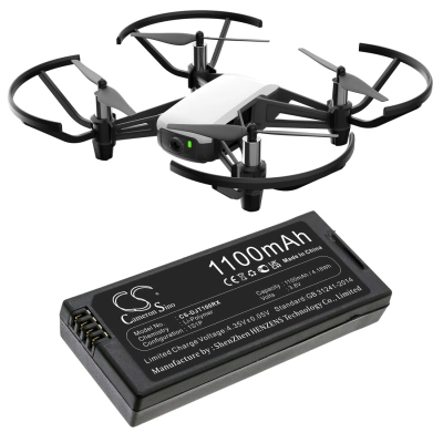 Аккумулятор DJI, Tello, 1100 мАч, CS фото 3