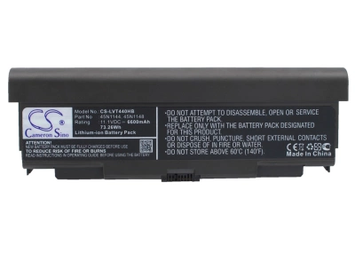 Аккумулятор Lenovo, ThinkPad T440P, ThinkPad T540P, ThinkPad L440, 6600 мАч, CS фото 1