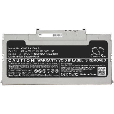 Аккумулятор Panasonic, CF-AX2, CF-AX3, Lets Note AX2, 4200 мАч, CS фото 3