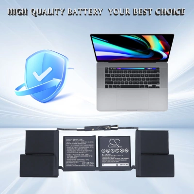 Аккумулятор Apple, MacBook Pro 16 2019, MacBook Pro 16 2019 i9 5500M, A2141, 8700 мАч, CS фото 2