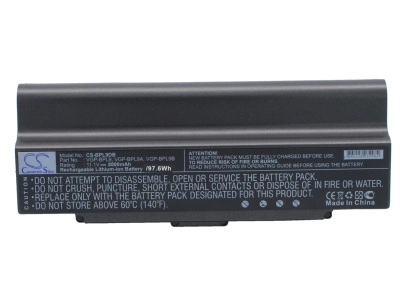 Аккумулятор Sony, VAIO VGN-AR41E, VAIO VGN-AR41L, VAIO VGN-AR41M, 8800 мАч, CS фото 1