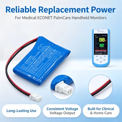 Аккумулятор medical Econet, Palm Care, 800 мАч, CS фото 3