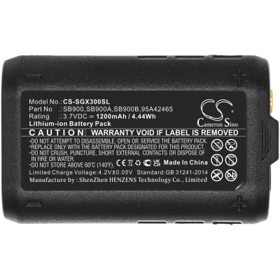 Аккумулятор Shure, P3RA, P9RA, P10R, 1200 мАч, CS фото 3