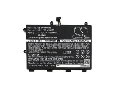 Аккумулятор Lenovo, ThinkPad Yoga 11e, ThinkPad 11e(20D9-9000BAU), ThinkPad 11e(20DA-A0006AU), 4500 мАч, CS фото 3