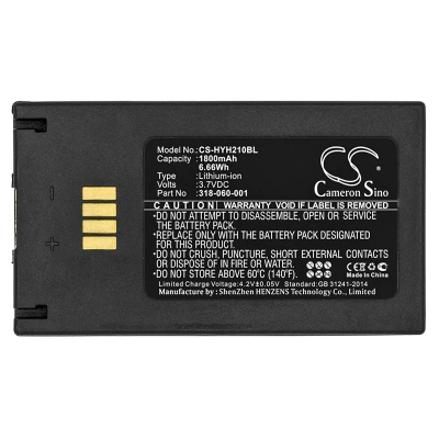 Аккумулятор Honeywell, IH21 RFID, IH21A0014, H21 RFID reader, 1800 мАч, CS фото 3