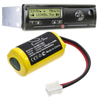 Батарея Siemens, VDO Digital Tachograph DTCO 1381, 1200 мАч, CS фото 6