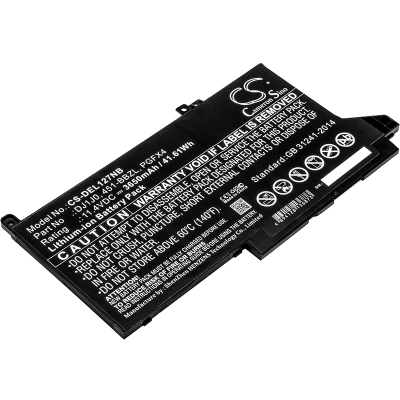 Аккумулятор Dell, Latitude 12 7000, Latitude 12 7280, Latitude 12 7480, 3650 мАч, CS фото 1