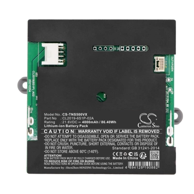 Аккумулятор Tineco, Fkoor one S5 Extreme FW101600DE, iFloor S5 FW160100CN, 4000 мАч, CS фото 3