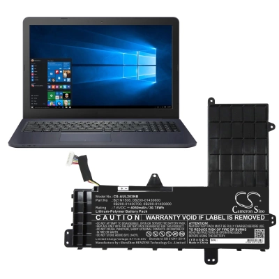 Аккумулятор Asus, E502SA-XO123T, E502SA-DM065, EeeBook E502MA-XX0009D, 4050 мАч, 233,00 × 185,40 × 7,00 мм, CS фото 2