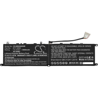 Аккумулятор MSI, Gs66 Stealth, Ge66 Raider, Ge66 Dragonshield 10sgs, 5900 мАч, CS фото 4