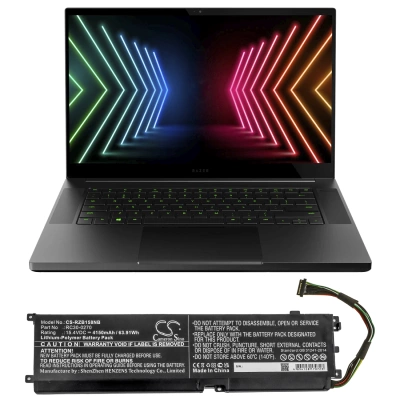 Аккумулятор Razer, Blade 15 Base, Hazel Blade 15 Base Stealth 2018, Blade 15 Base 2018 GTX 1660 Ti, 4150 мАч, CS фото 2