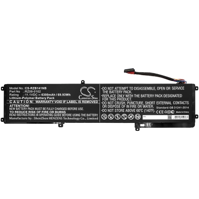 Аккумулятор Razer, Blade 14 2015, RZ09-01161R32, Blade 14 2014, 6300 мАч, CS фото 2