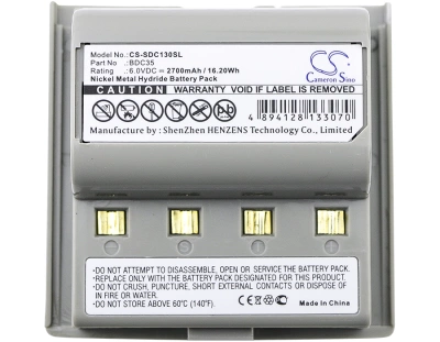 Аккумулятор Sokkia, SET030R, SET130R, SET230RM, 2700 мАч, CS фото 2
