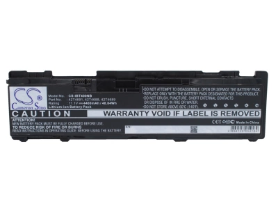 Аккумулятор Lenovo, ThinkPad T400s, ThinkPad T400s 2801, ThinkPad T400s 2808, 4400 мАч, CS фото 1