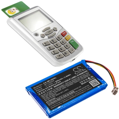 Аккумулятор Ingenico, Vital Act 3S, LEC-V03.00-0242, 800 мАч, CS фото 6
