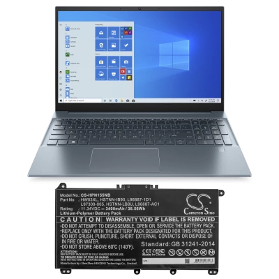 Аккумулятор HP, Pavilion 15 EG0073CL, Pavilion 15 15-EG0000, 3400 мАч, CS фото 4