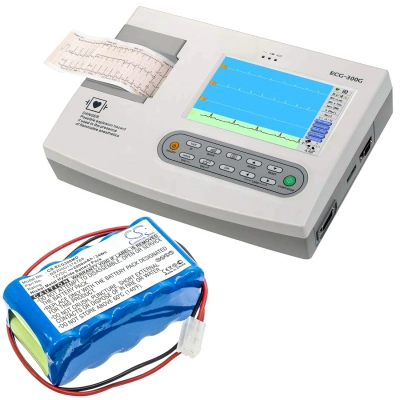 Аккумулятор Cardipia | Biocare, 800C, ECG-101A, ECG-300A, 2000 мАч, CS фото 3