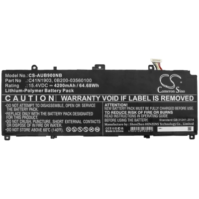 Аккумулятор Asus, ExpertBook B9450, B9450FA-BM0160R, B9450FA-BM0193R, 4200 мАч, CS фото 4