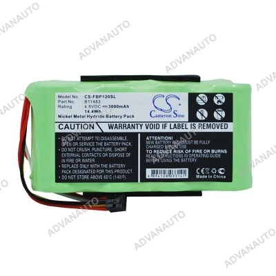 Аккумулятор Fluke 120, 123S, BP123, BP124, 43, 43B 3000mAh, CS фото 1
