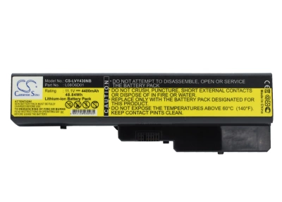 Аккумулятор Lenovo, ideapad Y430, ideapad Y430g, ideapad Y430a, 4400 мАч, CS фото 1