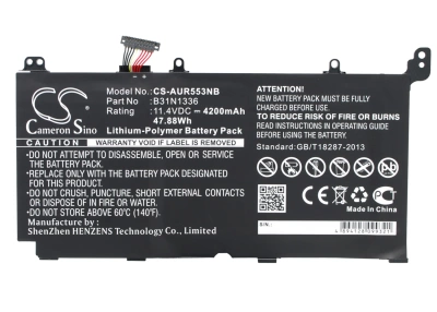 Аккумулятор Asus, R553LN, R553LN-XO106H-BE, R553LF, 4200 мАч, CS фото 1