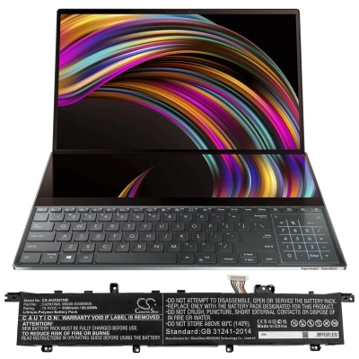 Аккумулятор Asus, ZenBook Pro Duo UX581GV-H2004T, ZenBook Pro Duo UX581GV-H2001T, ZenBook Pro Duo UX581GV-H2037T, 3900 мАч, CS фото 5