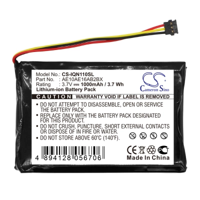 Аккумулятор Garmin, Nuvi 1100, Nuvi 1100LM, 1000 мАч, CS фото 4