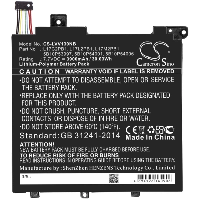 Аккумулятор Lenovo, V330-14IKB, V130-14IKB-81HQ00ENGE, V130-14IKB-81HQ00MNGE, 3900 мАч, CS фото 3