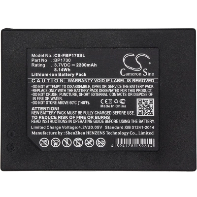 Аккумулятор Fluke, 1730, 1730 Energie Logger, 1730 Three-Phase Electrical Energy Logger, 2200 мАч, CS фото 2