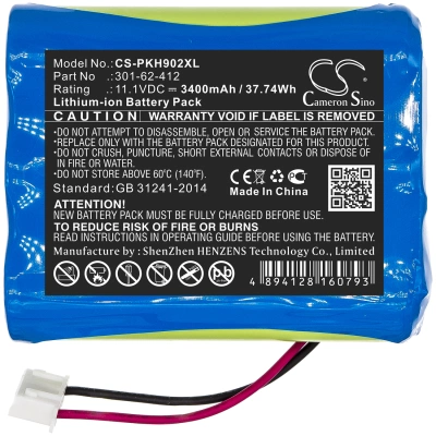 Аккумулятор Peaktech, P 9020, P9021, P9020A, 3400 мАч, CS фото 3