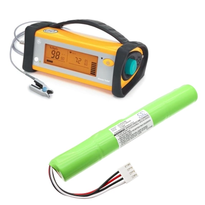 Аккумулятор Datex Ohmeda | GE, TruSat Pulse Oximeter REV J, TruStat Oximeter, TruSat Pulse Oximeter, 3600 мАч, CS фото 2