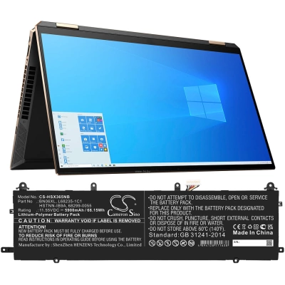 Аккумулятор HP, Spectre X360 15-EB0005UR, Spectre X360 15-EB0025TX, Spectre X360 15-EB0035TX, 5900 мАч, CS фото 4