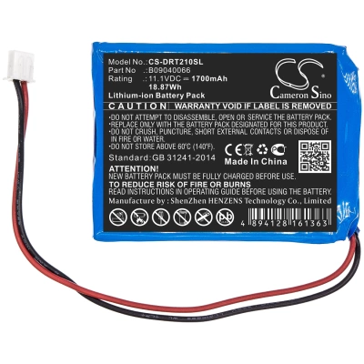 Аккумулятор Deviser, DS2100A, DS2100B, DS2100Q, 1700 мАч, CS фото 3