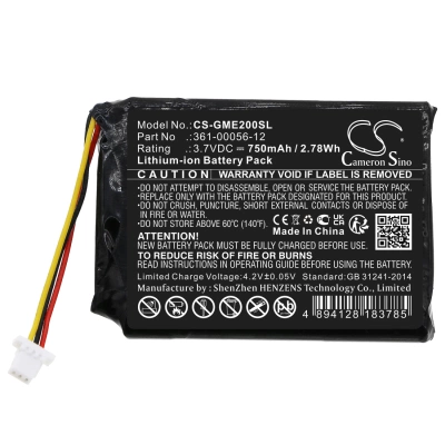Аккумулятор Garmin, EDGE Explore 2, Dezl OTR700, 750 мАч, CS фото 2