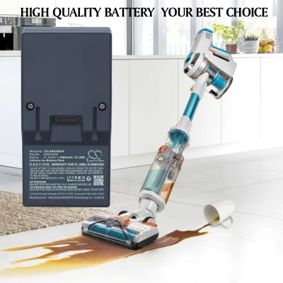 Аккумулятор Genius, Invictus X3, Invictus X5, Invictus X5 Facelift Cordless Handheld Vacuum, 2000 мАч, CS фото 2
