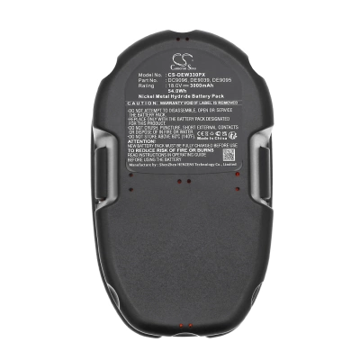 Аккумулятор DeWalt, DC212, DC213KB, DC330, 3000 мАч, 136,80 × 88,30 × 113,20 мм, CS фото 2