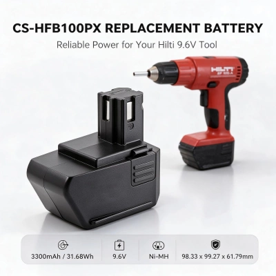 Аккумулятор HILTI, SFB105, SF100A, 3300 мАч, CS фото 2