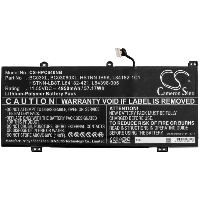 Аккумулятор HP, Pro C640 Chromebook, Chromebook X360 14C, Chromebook X360 14C-CA0053DX, 4950 мАч, CS фото 4