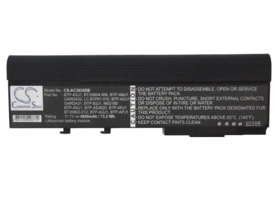 Аккумулятор Acer, Aspire 5550, TravelMate 6252, Aspire 3628NWXMi, 6600 мАч, CS фото 3