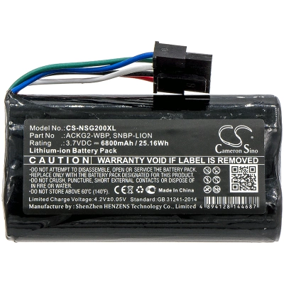 Аккумулятор NetScout, Aircheck G2, AirCheck G2 WLAN Tester, LinkRunner AT Network Auto-Tester, 6800 мАч, CS фото 2
