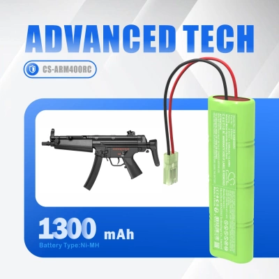 Аккумулятор Airsoft Guns, M4 A, M4 A1 RIS, MC51 MP5 A5 STEYR, 1300 мАч, CS фото 5
