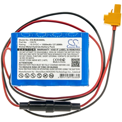 Аккумулятор Besam, automatische Turoffnung CUD3000, T2, CUD3000, 1500 мАч, CS фото 3