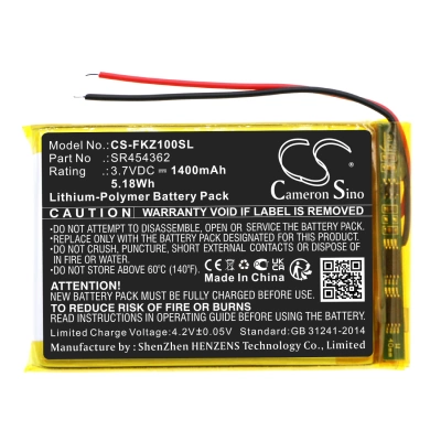 Аккумулятор Milink | Falk, 7" AV player & navigation, GPS-K146, FA Z10, 1400 мАч, CS фото 4