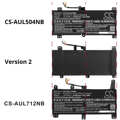 Аккумулятор Asus, ROG SCAR II GL504GW-ES043T, ROG Strix GL504GS-ES019T, G715GW-EV039T, 4300 мАч, CS фото 4