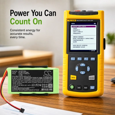Аккумулятор Fluke 120, 123S, BP123, BP124, 43, 43B 3000mAh, CS фото 3