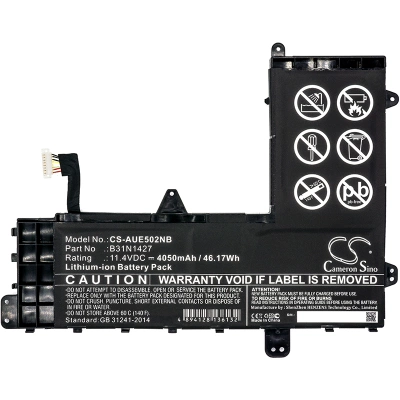 Аккумулятор Asus, E502M, E502MA, Eee Book E502MA, 4050 мАч, CS фото 4